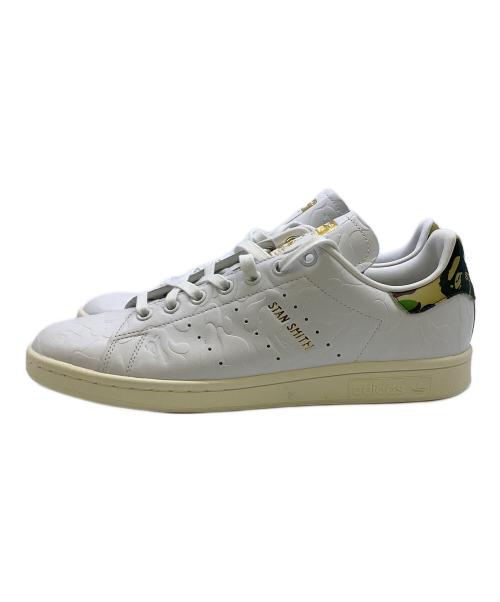 adidas（アディダス）adidas (アディダス) A BATHING APE (ア ベイシング エイプ) STAN SMITH ホワイト サイズ:27の古着・服飾アイテム
