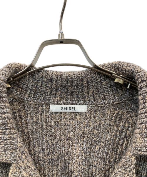 Snidel（スナイデル）Snidel (スナイデル) ニットジャケット グレー サイズ:F 未使用品の古着・服飾アイテム