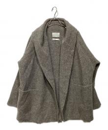Lauren Manoogian（ローレン マヌージアン）の古着「ダブルフェイスニットコート」｜グレー