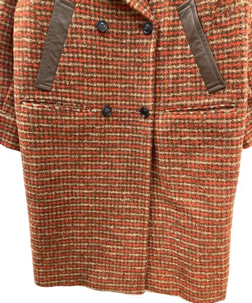 ANDERSSON BELL（アンダーソンベル）Andersson Bell (アンダーソンベル) コート オレンジ/ブラウン サイズ:XSの古着・服飾アイテム