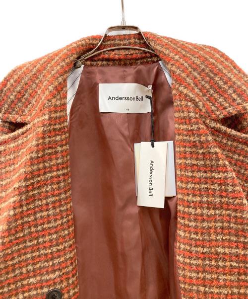 ANDERSSON BELL（アンダーソンベル）Andersson Bell (アンダーソンベル) コート オレンジ/ブラウン サイズ:XSの古着・服飾アイテム