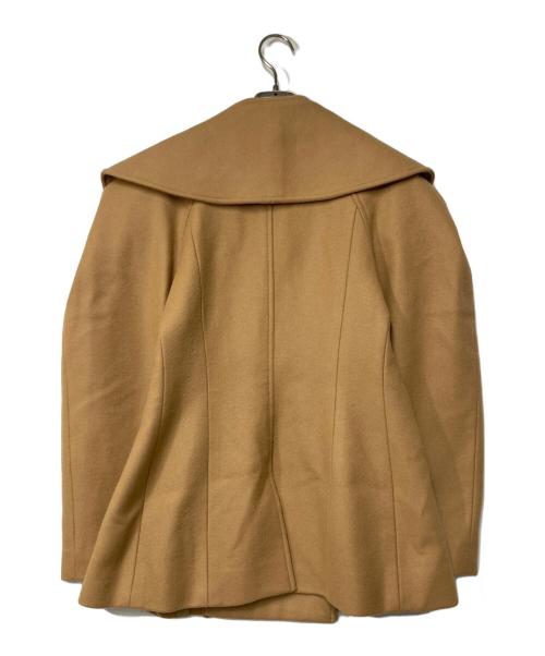 NINA RICCI（ニナリッチ）NINA RICCI (ニナリッチ) ダブルブレスト ウール混コート キャメル サイズ:36の古着・服飾アイテム