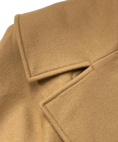 NINA RICCI（ニナリッチ）NINA RICCI (ニナリッチ) ダブルブレスト ウール混コート キャメル サイズ:36の古着・服飾アイテム