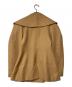 NINA RICCI (ニナリッチ) ダブルブレスト ウール混コート キャメル サイズ:36：15000円