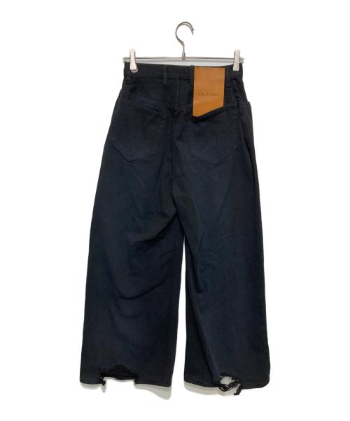 Knuth Marf（クヌースマーフ）Knuth Marf (クヌースマーフ) damage denim pants/ダメージデニムパンツ ブラック サイズ:Sの古着・服飾アイテム