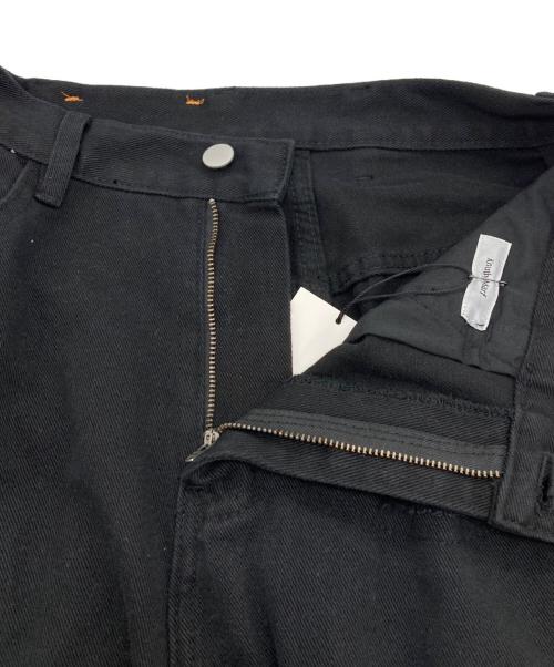 Knuth Marf（クヌースマーフ）Knuth Marf (クヌースマーフ) damage denim pants/ダメージデニムパンツ ブラック サイズ:Sの古着・服飾アイテム