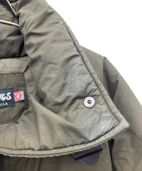 WILD THINGS（ワイルドシングス）WILD THINGS (ワイルドシングス) URBAN RESEARCH BUYERS SELECT (アーバンリサーチ バイヤーズセレクト) belted puff jacket オリーブ サイズ:Freeの古着・服飾アイテム