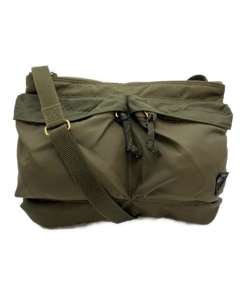 PORTER（ポーター）PORTER (ポーター) FORCE  SHOULDER BAG ショルダーバッグ オリーブの古着・服飾アイテム
