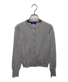 BLUE LABEL CRESTBRIDGE（ブルーレーベルクレストブリッジ）の古着「ニットカーディガン」｜グレー