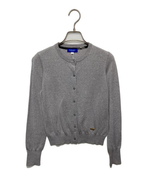 BLUE LABEL CRESTBRIDGE（ブルーレーベルクレストブリッジ）BLUE LABEL CRESTBRIDGE (ブルーレーベルクレストブリッジ) ニットカーディガン グレー サイズ:38の古着・服飾アイテム