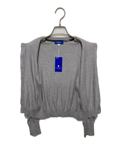 BLUE LABEL CRESTBRIDGE（ブルーレーベルクレストブリッジ）BLUE LABEL CRESTBRIDGE (ブルーレーベルクレストブリッジ) ニットカーディガン グレー サイズ:38の古着・服飾アイテム
