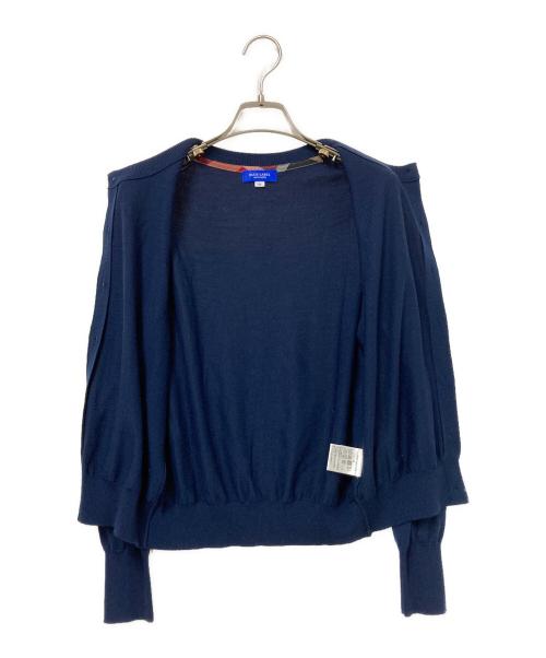 BLUE LABEL CRESTBRIDGE（ブルーレーベルクレストブリッジ）BLUE LABEL CRESTBRIDGE (ブルーレーベルクレストブリッジ) ニットカーディガン ネイビー サイズ:38の古着・服飾アイテム