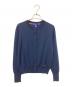 BLUE LABEL CRESTBRIDGE（ブルーレーベルクレストブリッジ）の古着「ニットカーディガン」｜ネイビー