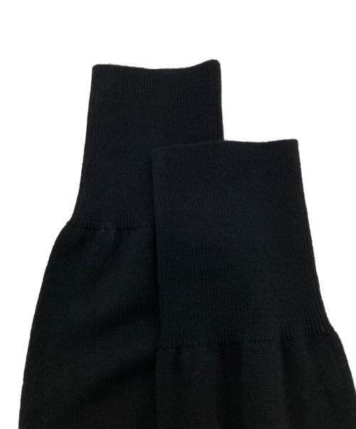 BLUE LABEL CRESTBRIDGE（ブルーレーベルクレストブリッジ）BLUE LABEL CRESTBRIDGE (ブルーレーベルクレストブリッジ) ウォッシャブルウールカーディガン ブラック サイズ:38の古着・服飾アイテム