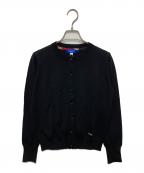 BLUE LABEL CRESTBRIDGEブルーレーベルクレストブリッジ）の古着「ニットカーディガン」｜ブラック