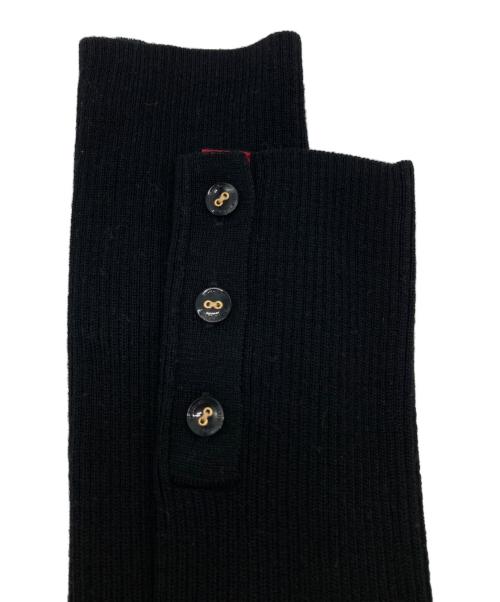 BLUE LABEL CRESTBRIDGE（ブルーレーベルクレストブリッジ）BLUE LABEL CRESTBRIDGE (ブルーレーベルクレストブリッジ) ウォッシャブルウールタートルネック ブラック サイズ:38の古着・服飾アイテム