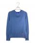 BLUE LABEL CRESTBRIDGE（ブルーレーベルクレストブリッジ）の古着「ハイゲージウォッシャブルウールプルオーバー」｜ブルー