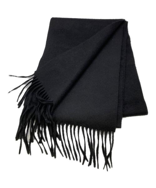 AURALEE（オーラリー）AURALEE (オーラリー) フリンジストール ブラックの古着・服飾アイテム