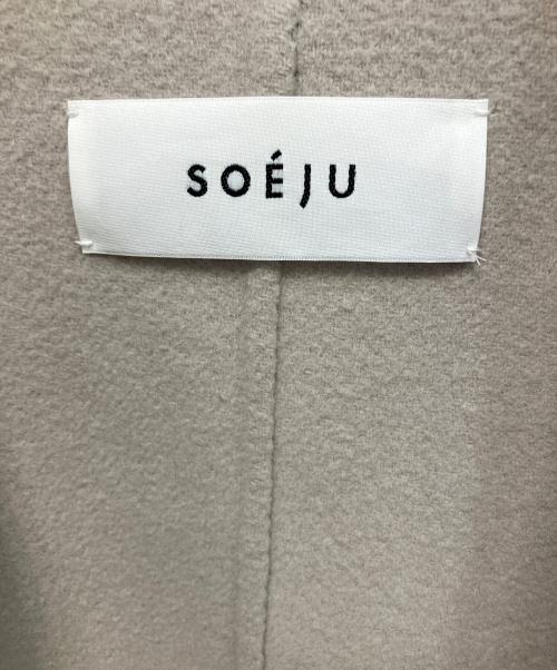 SOEJU（ソージュ）SOEJU (ソージュ) ウールリバーローブコート グレー サイズ:Mの古着・服飾アイテム