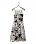 HER LIP TO (ハーリップトゥ) Las Flores Cami Dress　ラスフロレスキャミドレス ブラック サイズ:M：11000円