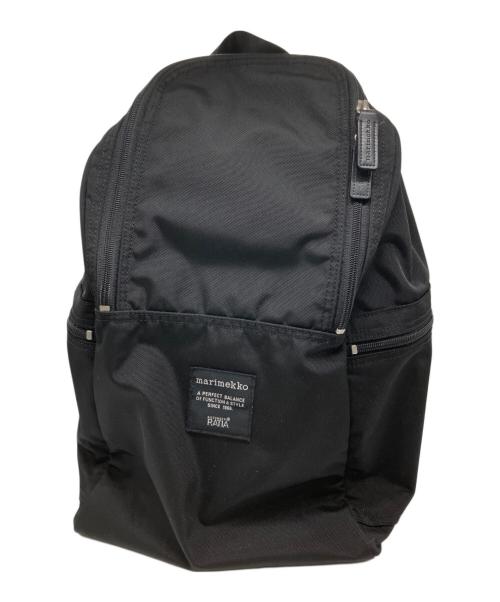 marimekko（マリメッコ）marimekko (マリメッコ) バックパック ブラックの古着・服飾アイテム