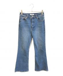 Snidel（スナイデル）の古着「Sustainaブーツカットデニム　SWFP251094」｜インディゴ