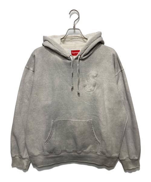 SUPREME（シュプリーム）SUPREME (シュプリーム) Overdyed S Logo Hooded Sweatshirt/ロゴパーカー グレー サイズ:Lの古着・服飾アイテム