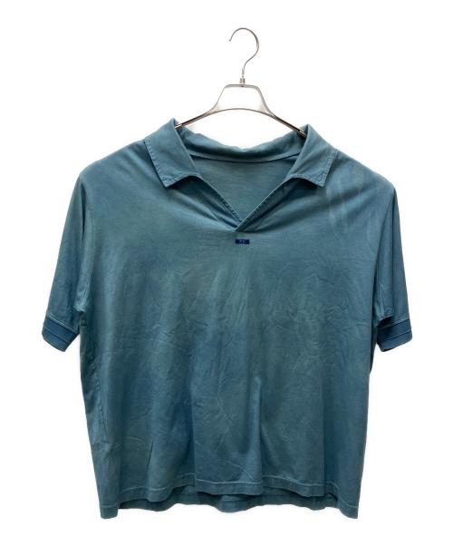 Porter Classic（ポータークラシック）Porter Classic (ポータークラシック) オープンカラーカットソー ブルー サイズ:4の古着・服飾アイテム