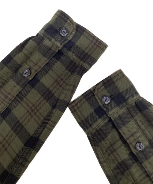 POLO RALPH LAUREN（ポロ・ラルフローレン）POLO RALPH LAUREN (ポロ・ラルフローレン) クラシックフィットチェックフランネルキャンプシャツ グリーン サイズ:Mの古着・服飾アイテム