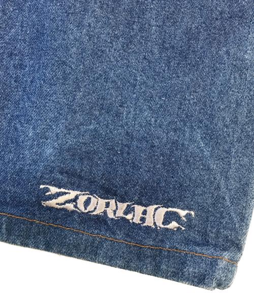 ZORLAC（ゾーラック）ZORLAC (ゾーラック) デニムハーフパンツ インディゴ サイズ:Lの古着・服飾アイテム