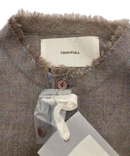 TODAYFUL（トゥデイフル）TODAYFUL (トゥデイフル) Wool Gauze Shirts/ウールガーゼシャツ グレー サイズ:Fの古着・服飾アイテム