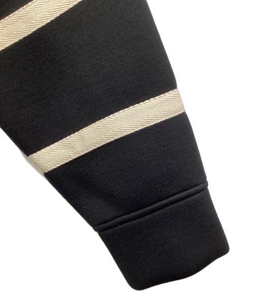 EMPORIO ARMANI（エンポリオ アルマーニ）EMPORIO ARMANI (エンポリオ アルマーニ) テーピングラインロゴパーカー ブラック サイズ:Lの古着・服飾アイテム