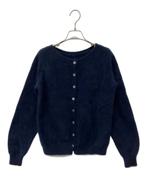 Loungedress（ラウンジドレス）Loungedress (ラウンジドレス) FURウール2WAYニットカーデ ネイビー サイズ:FREEの古着・服飾アイテム