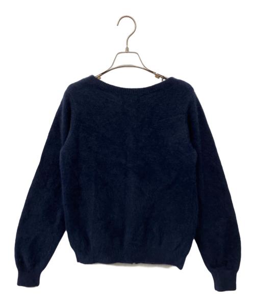 Loungedress（ラウンジドレス）Loungedress (ラウンジドレス) FURウール2WAYニットカーデ ネイビー サイズ:FREEの古着・服飾アイテム