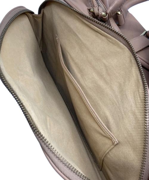 notre favori（ノートルファボリ）NOTRE FAVORI (ノートルファボリ) 2WAY ボストンバッグ ベージュの古着・服飾アイテム