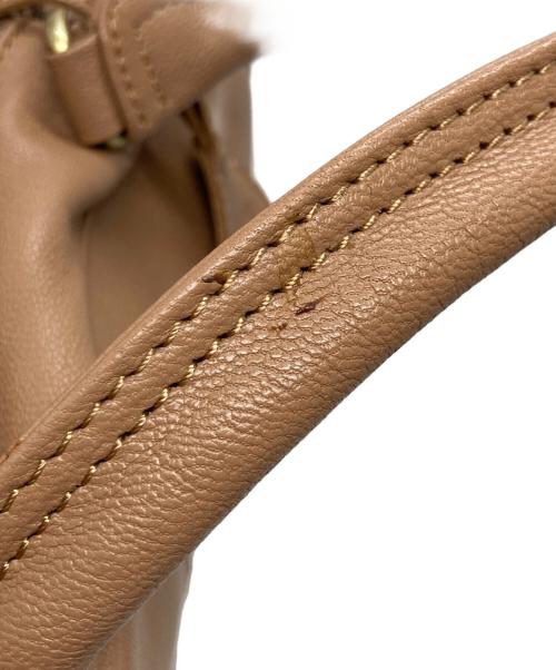 notre favori（ノートルファボリ）NOTRE FAVORI (ノートルファボリ) 2WAY ボストンバッグ ベージュの古着・服飾アイテム