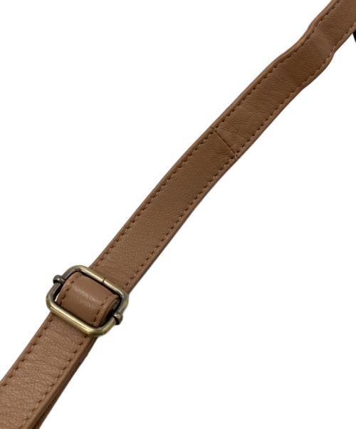 notre favori（ノートルファボリ）NOTRE FAVORI (ノートルファボリ) 2WAY ボストンバッグ ベージュの古着・服飾アイテム