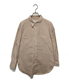 COCUCA（コキュカ）の古着「コットンシルクベーシックシャツ」｜ベージュ