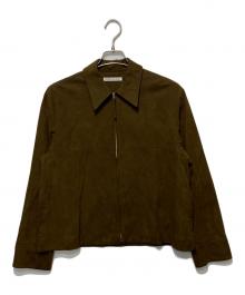 R'IAM-Plage（リアムプラージュ）の古着「スウェードブルゾン」｜ブラウン