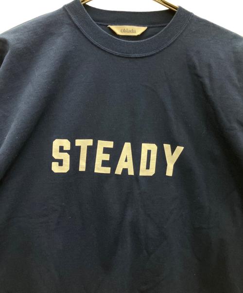 Oblada（オブラダ）oblada (オブラダ) 92 STEADY LONG TEE ネイビー サイズ:SIZEFREEの古着・服飾アイテム