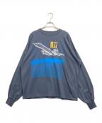 Obladaオブラダ）の古着「SPACE LONG TEE」｜ネイビー