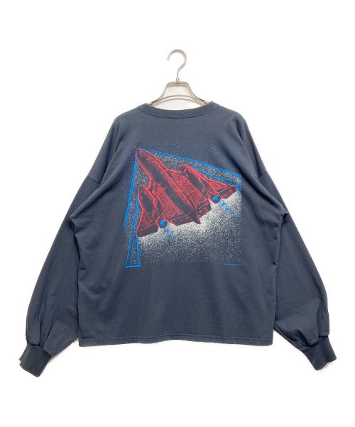 Oblada（オブラダ）oblada (オブラダ) SPACE LONG TEE ネイビー サイズ:Freeの古着・服飾アイテム