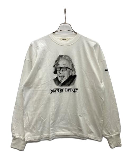 Oblada（オブラダ）oblada (オブラダ) UNCLE ロングT ホワイト サイズ:SIZEFREEの古着・服飾アイテム