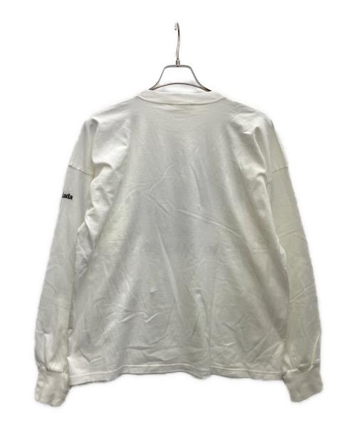 Oblada（オブラダ）oblada (オブラダ) UNCLE ロングT ホワイト サイズ:SIZEFREEの古着・服飾アイテム