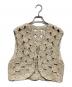 JOICEADDED（ジョイスアディッド）の古着「Embroidered Knitted Vest」｜アイボリー