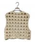 JOICEADDED (ジョイスアディッド) Embroidered Knitted Vest アイボリー サイズ:不明：8000円