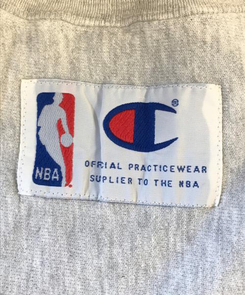 Champion（チャンピオン）Champion (チャンピオン) 両面プリント リバースウィーブスウェット グレー サイズ:XLの古着・服飾アイテム