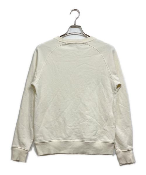 maison kitsune（メゾンキツネ）maison kitsune (メゾンキツネ) クルーネックスウェット アイボリー サイズ:XSの古着・服飾アイテム