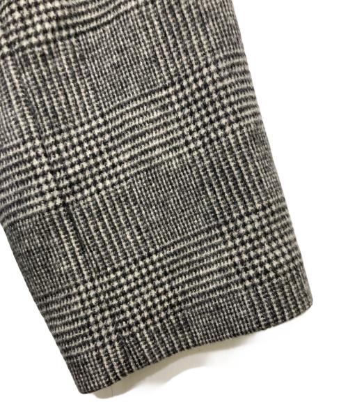 JOURNAL STANDARD（ジャーナルスタンダード）JOURNAL STANDARD (ジャーナルスタンダード) スーパー140ビーバーノーカラーショートコート グレー サイズ:38の古着・服飾アイテム