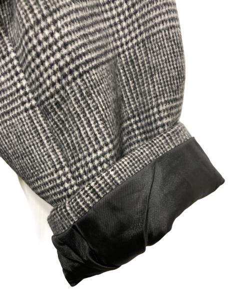 JOURNAL STANDARD（ジャーナルスタンダード）JOURNAL STANDARD (ジャーナルスタンダード) スーパー140ビーバーノーカラーショートコート グレー サイズ:38の古着・服飾アイテム